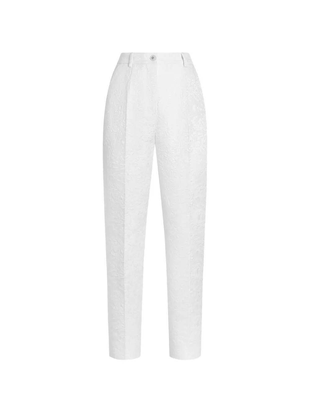 Dolce & Gabbana Pantaloni Brocade - Bianco
