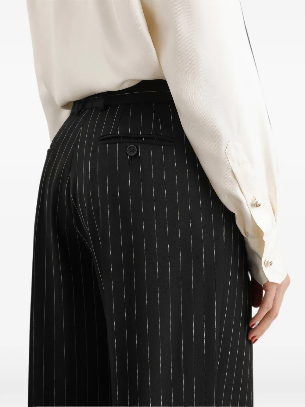 Dolce & Gabbana Wollen broek Zwart
