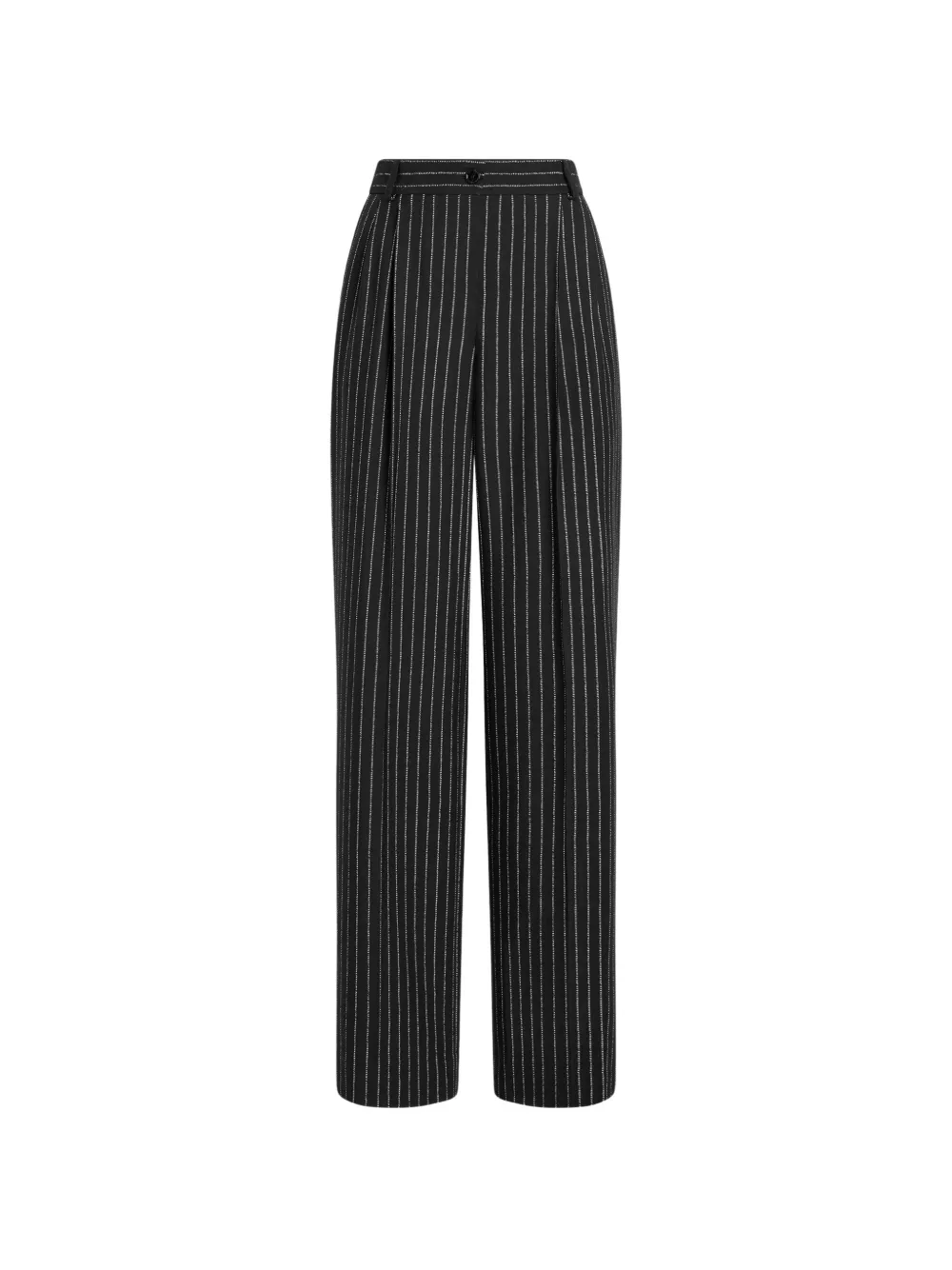 Dolce & Gabbana pinstripe wool trousers - Schwarz