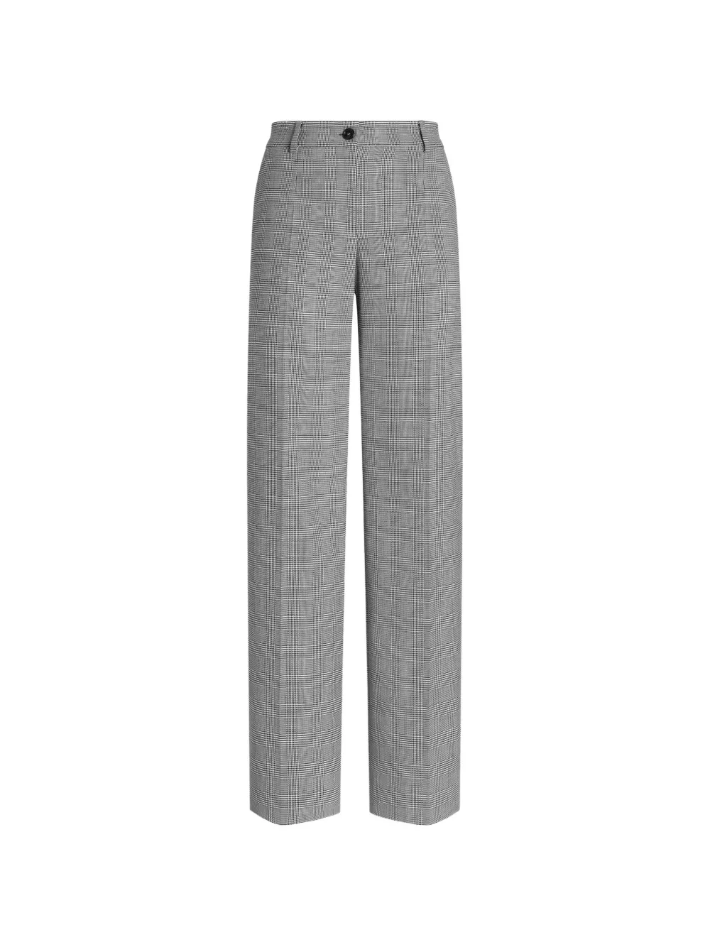 Dolce & Gabbana Pantaloni Glen in lana a quadri - Grigio