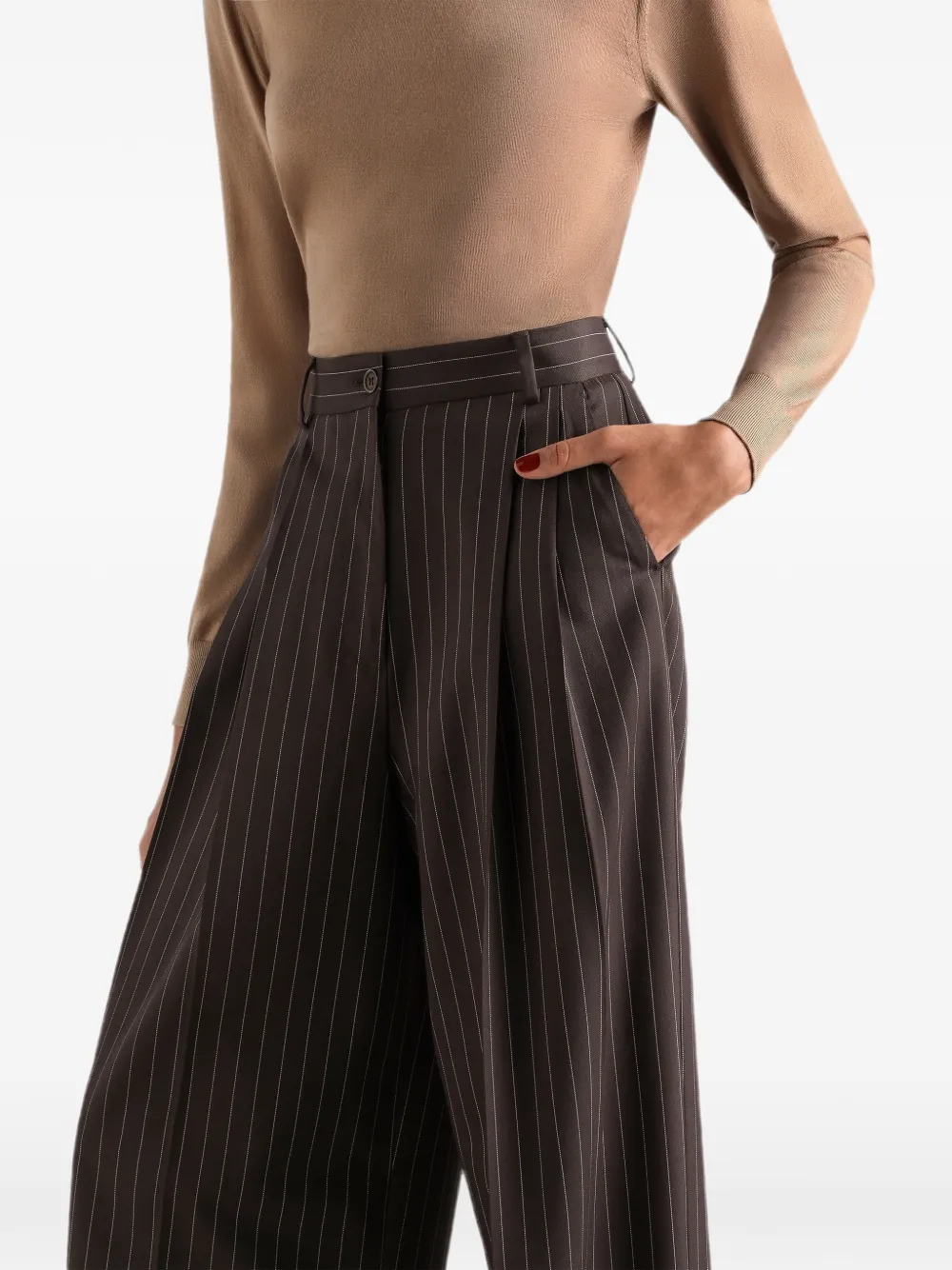 Dolce & Gabbana Wollen broek Bruin