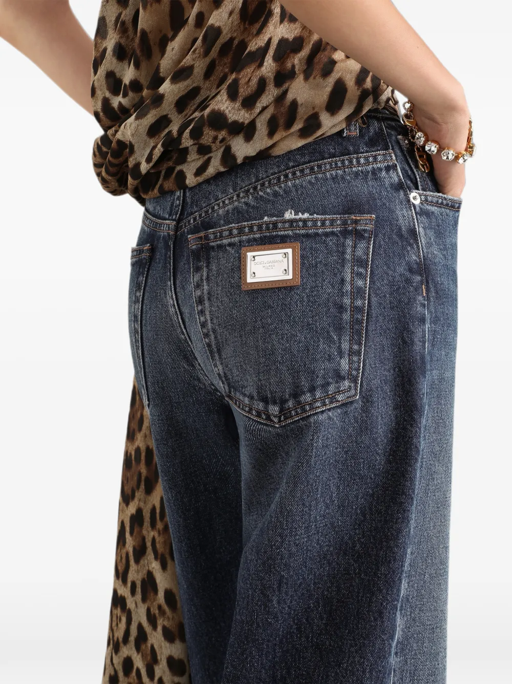 Dolce & Gabbana Spijkerbroek met vijf zakken Blauw
