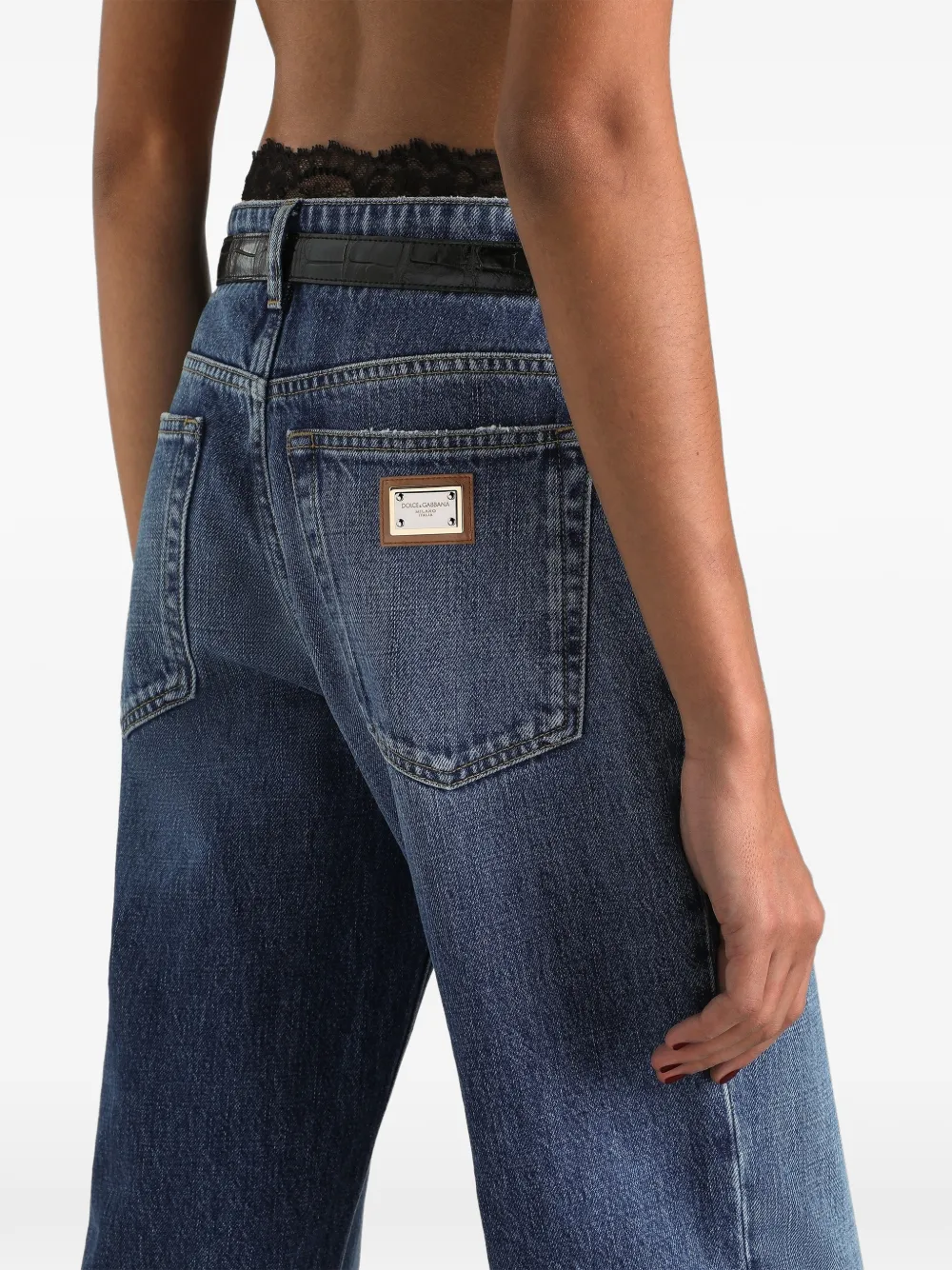 Dolce & Gabbana Spijkerbroek met vijf zakken Blauw