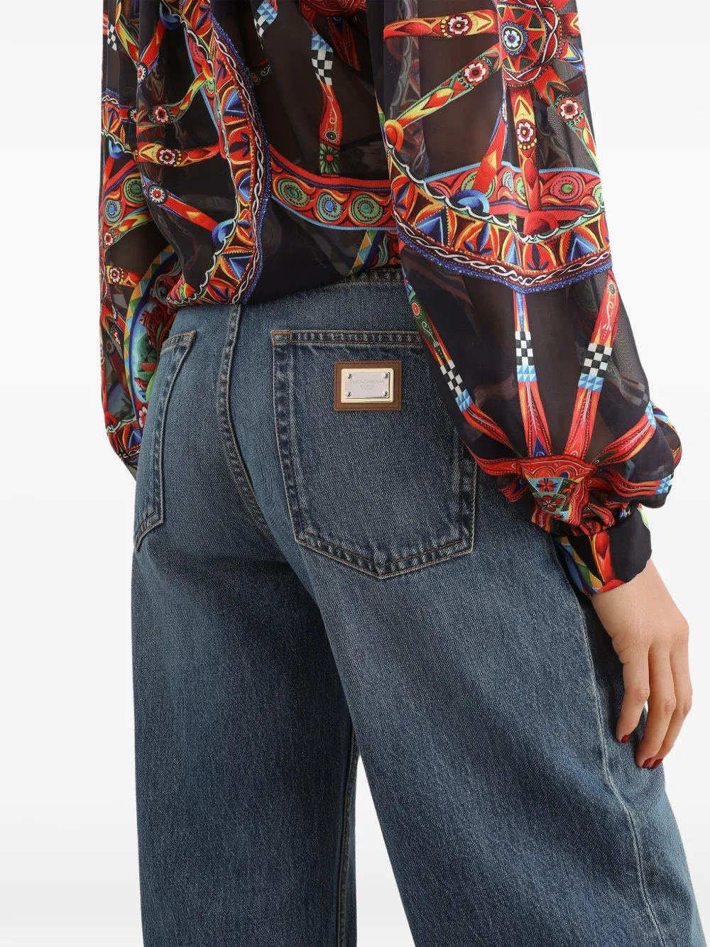 Dolce & Gabbana Spijkerbroek met vijf zakken Blauw