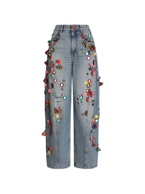 Dolce & Gabbana بنطال جينز مزين