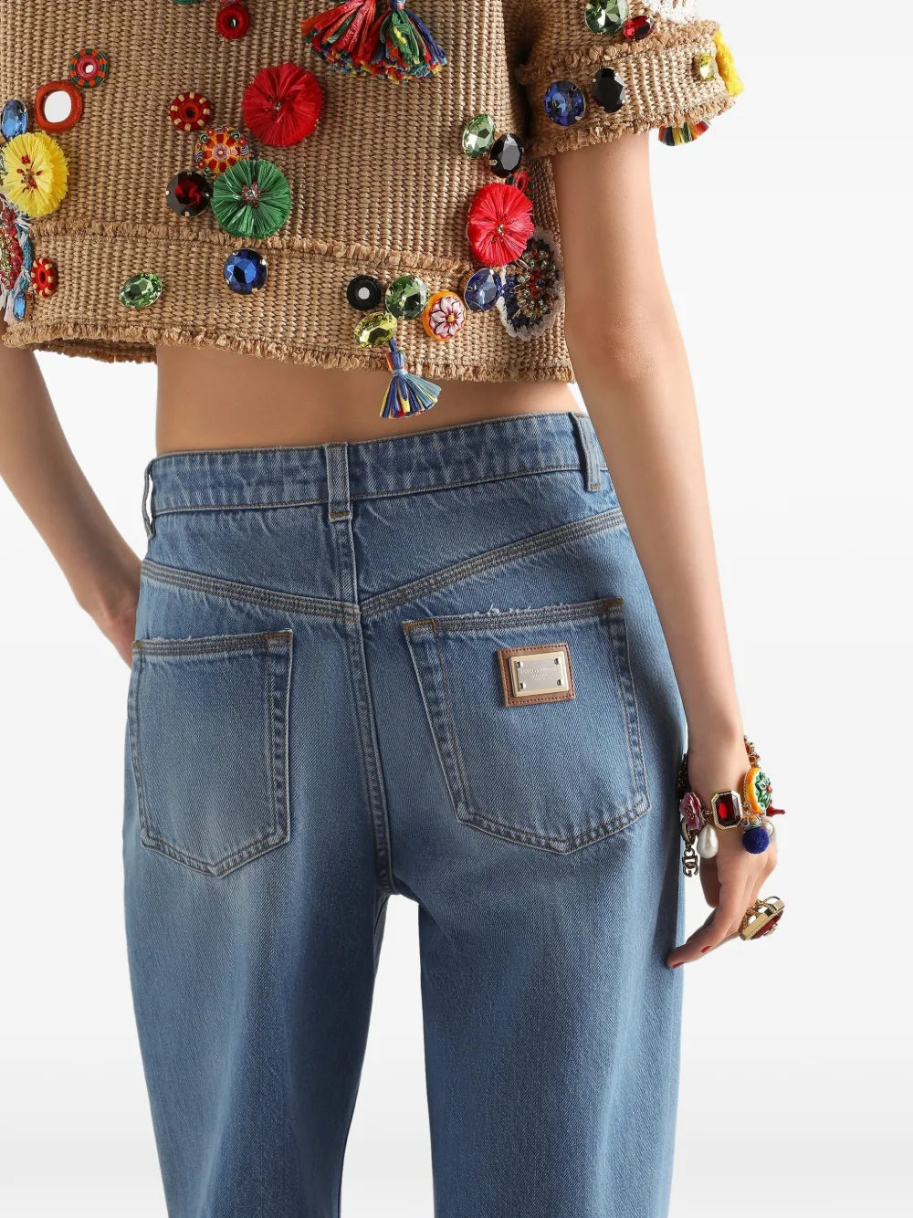 Dolce & Gabbana Spijkerbroek met vijf zakken Blauw