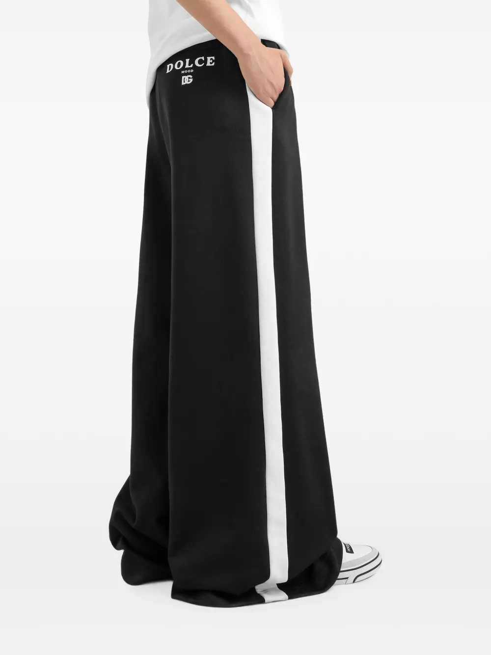 Dolce & Gabbana Fleece broek Zwart
