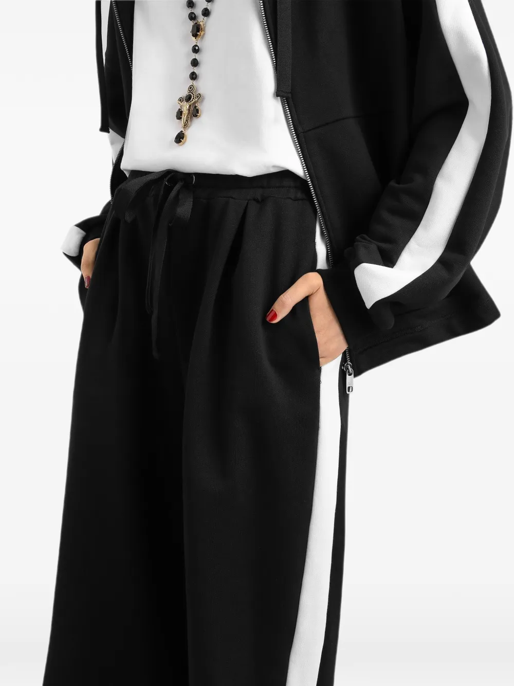 Dolce & Gabbana Fleece broek Zwart