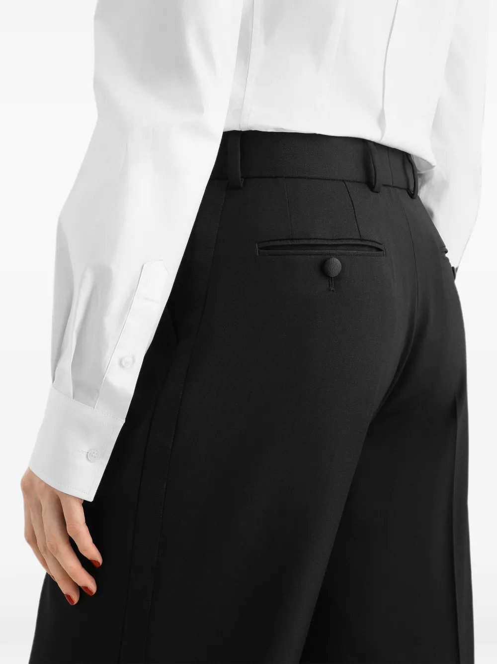 Dolce & Gabbana Wollen broek Zwart