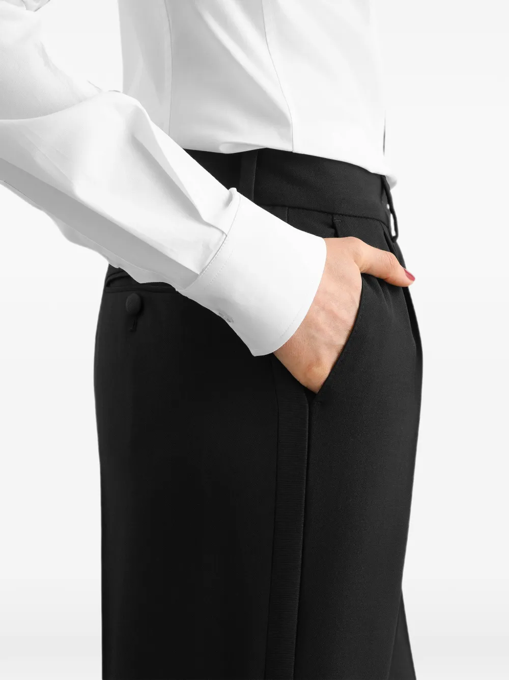 Dolce & Gabbana Wollen broek Zwart