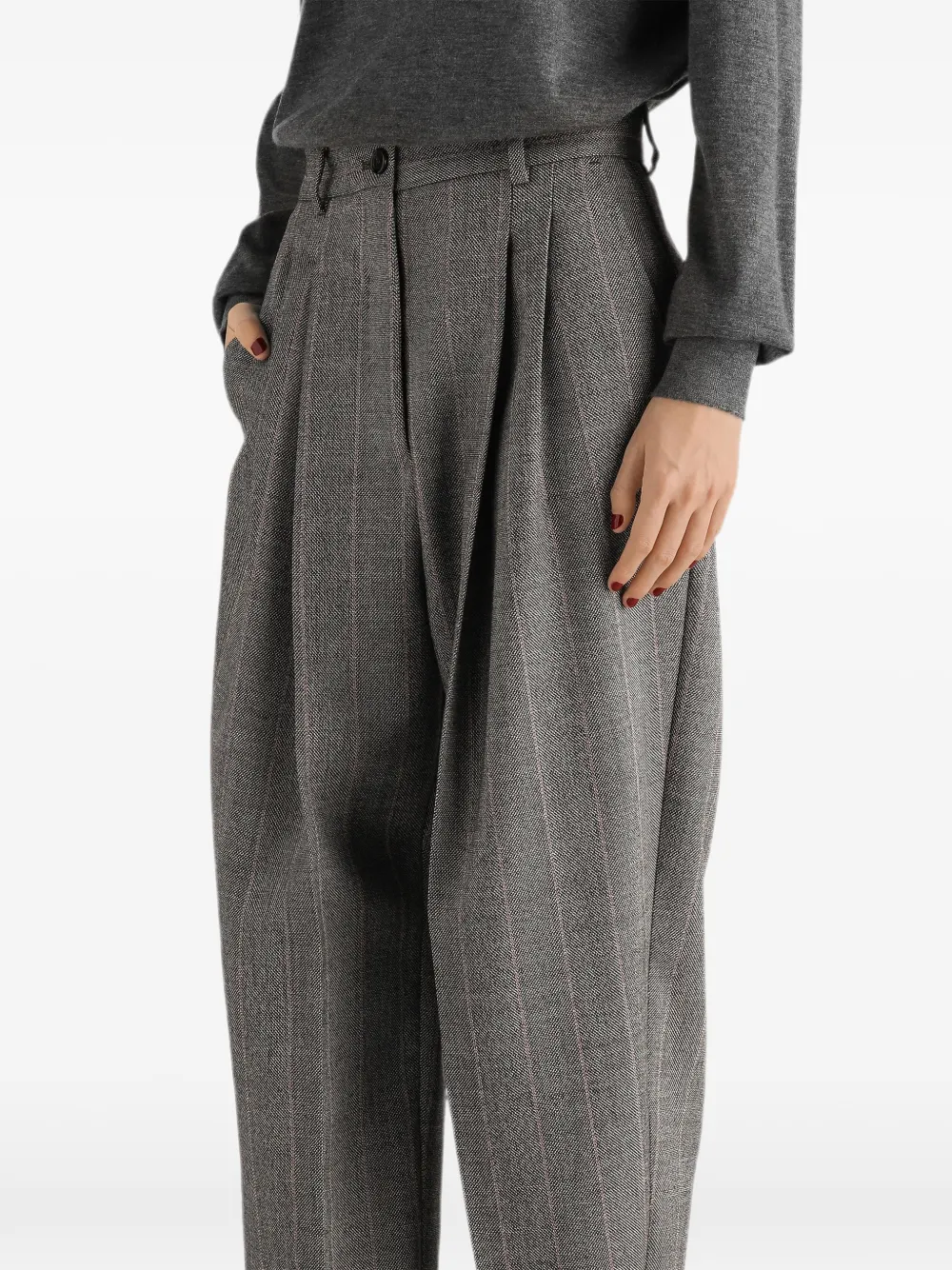 Dolce & Gabbana Wollen broek Grijs
