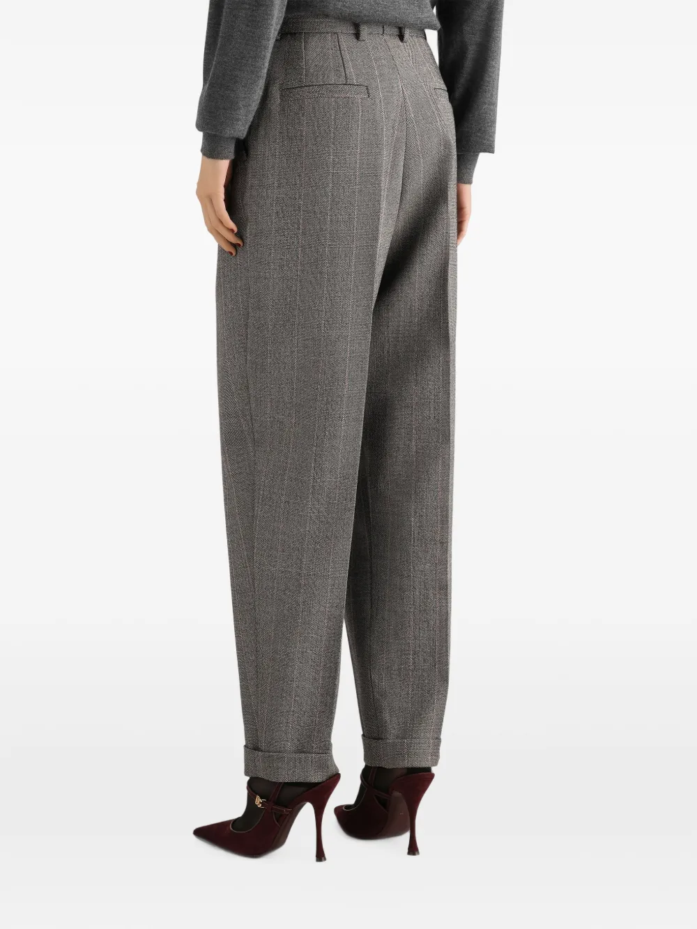 Dolce & Gabbana Wollen broek Grijs