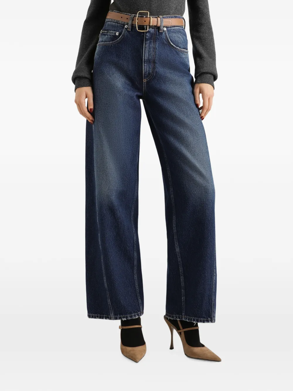 Dolce & Gabbana Spijkerbroek met vijf zakken Blauw
