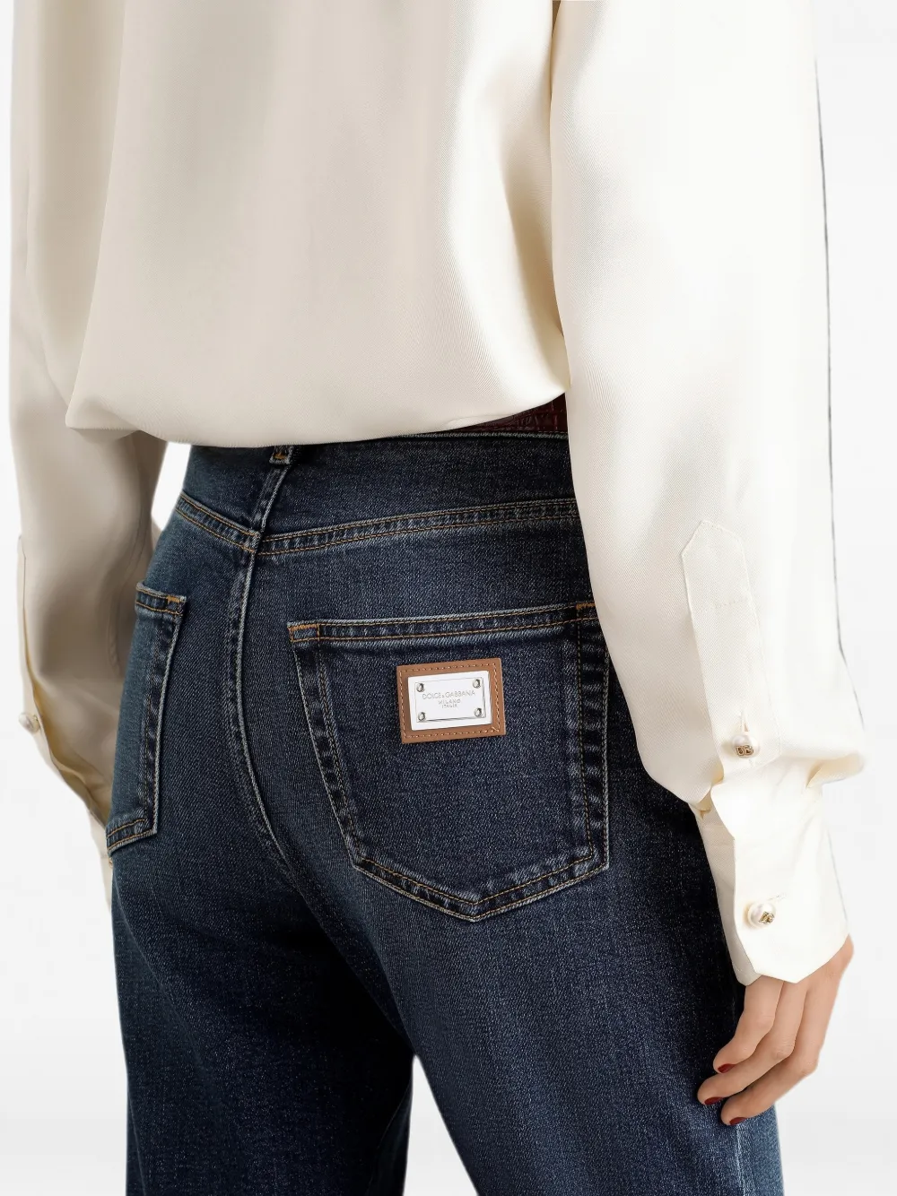 Dolce & Gabbana Spijkerbroek met vijf zakken Blauw