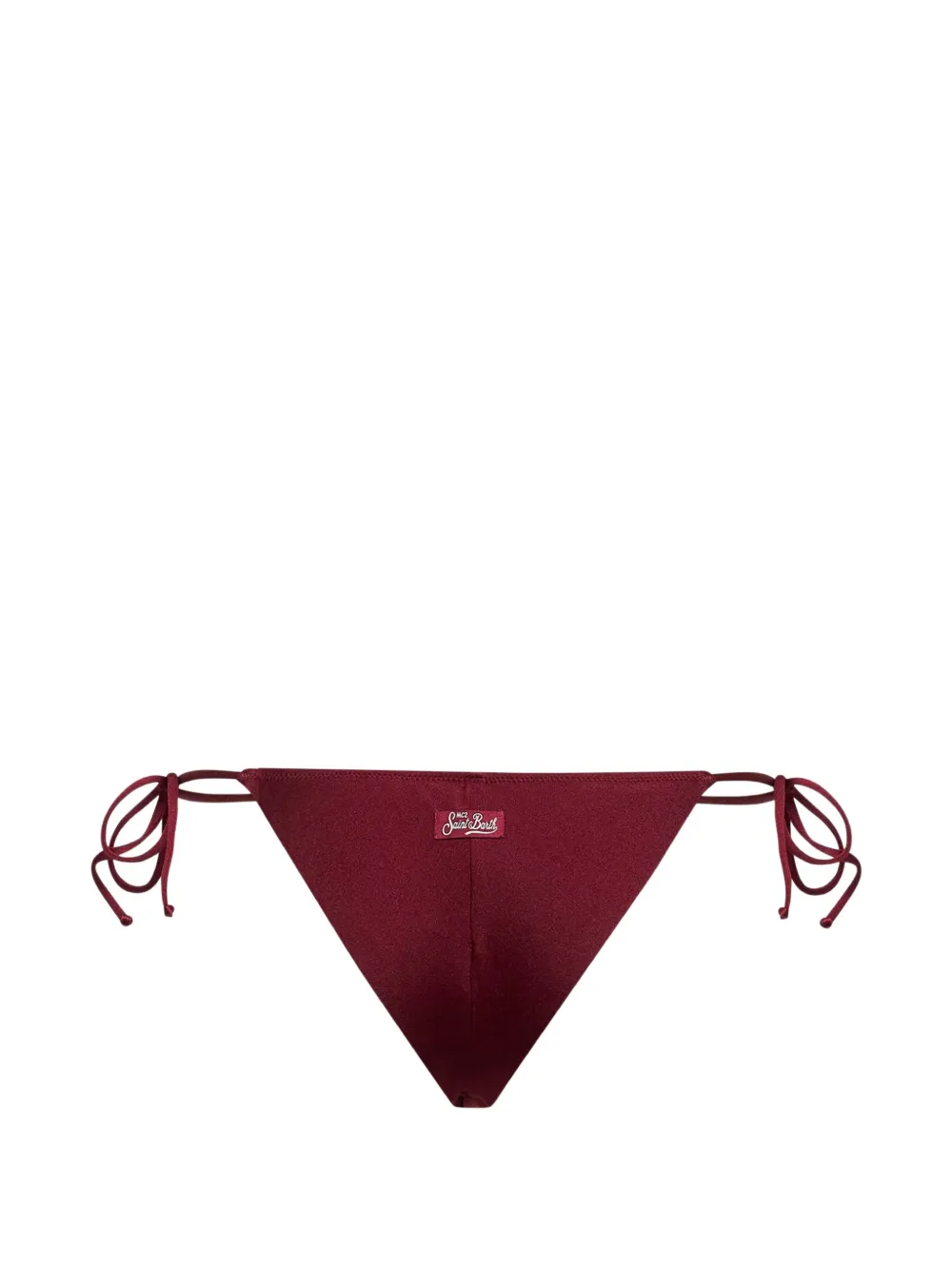 MC2 Saint Barth Marielle Plate bikinislip met gestrikte zijkant Rood