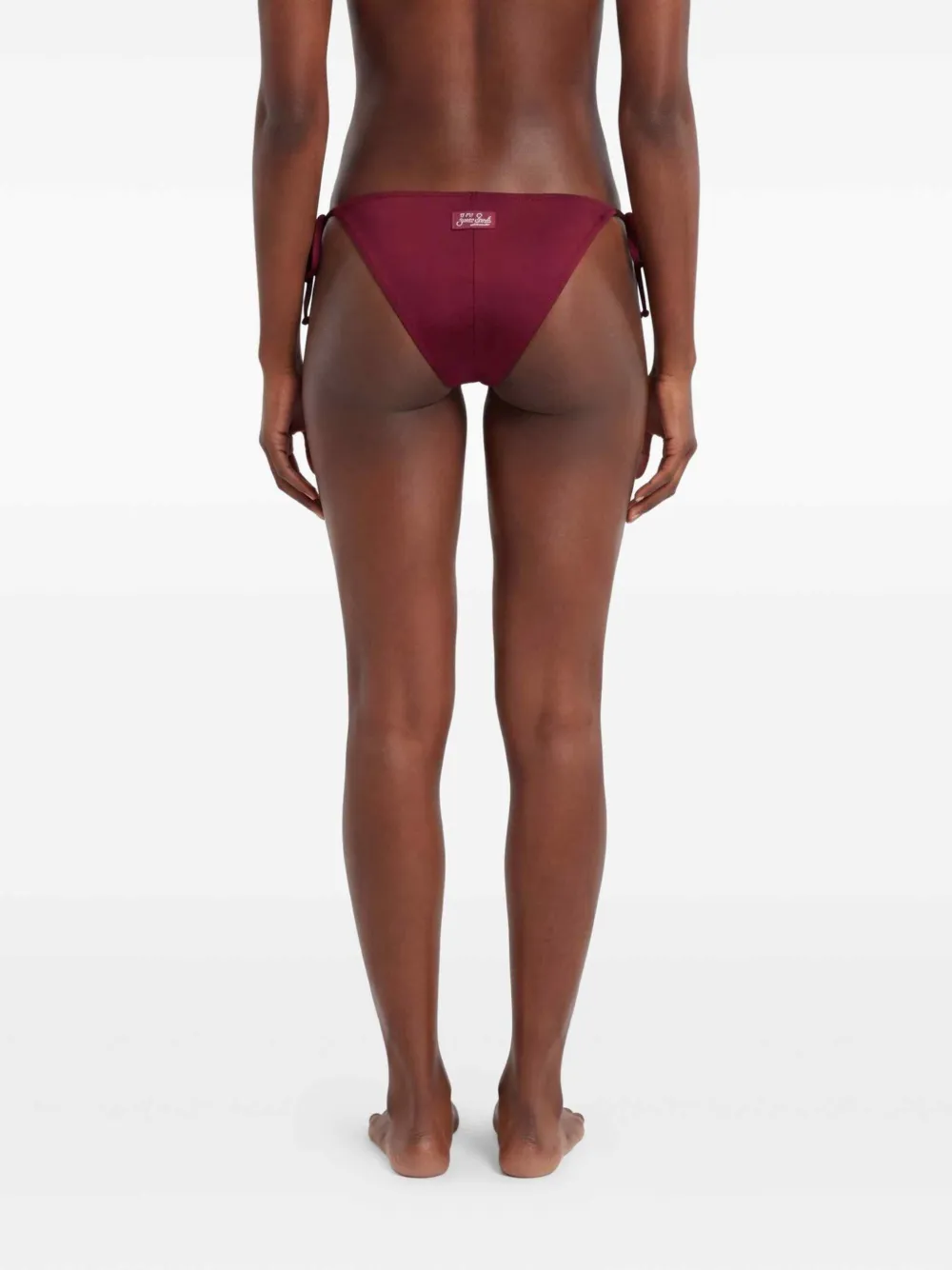 MC2 Saint Barth Marielle Plate bikinislip met gestrikte zijkant Rood