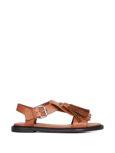 Weekend Max Mara fringed tassel-detail sandals