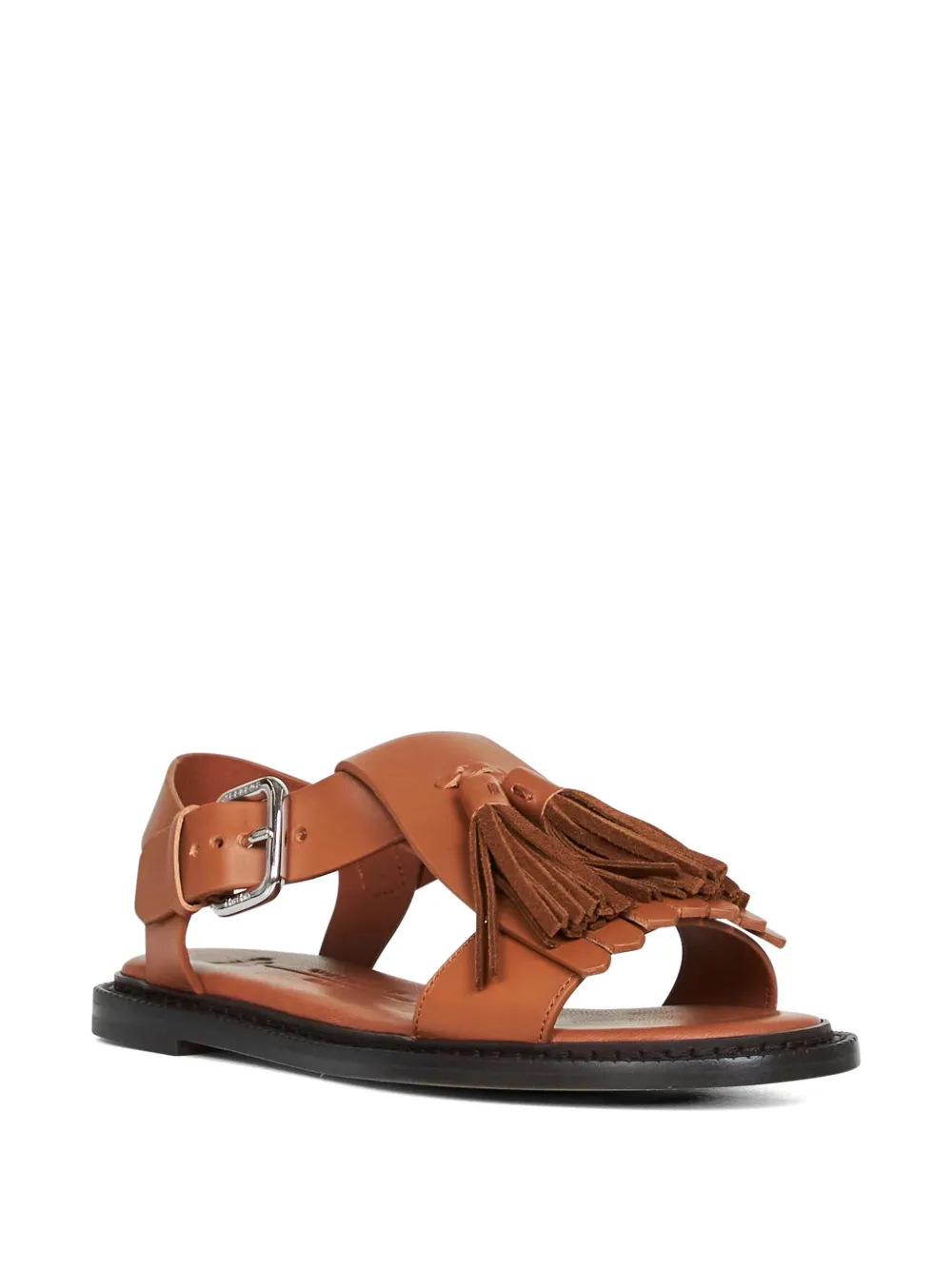 Weekend Max Mara fringed tassel-detail sandals Bruin