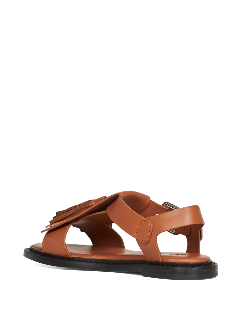 Weekend Max Mara fringed tassel-detail sandals Bruin