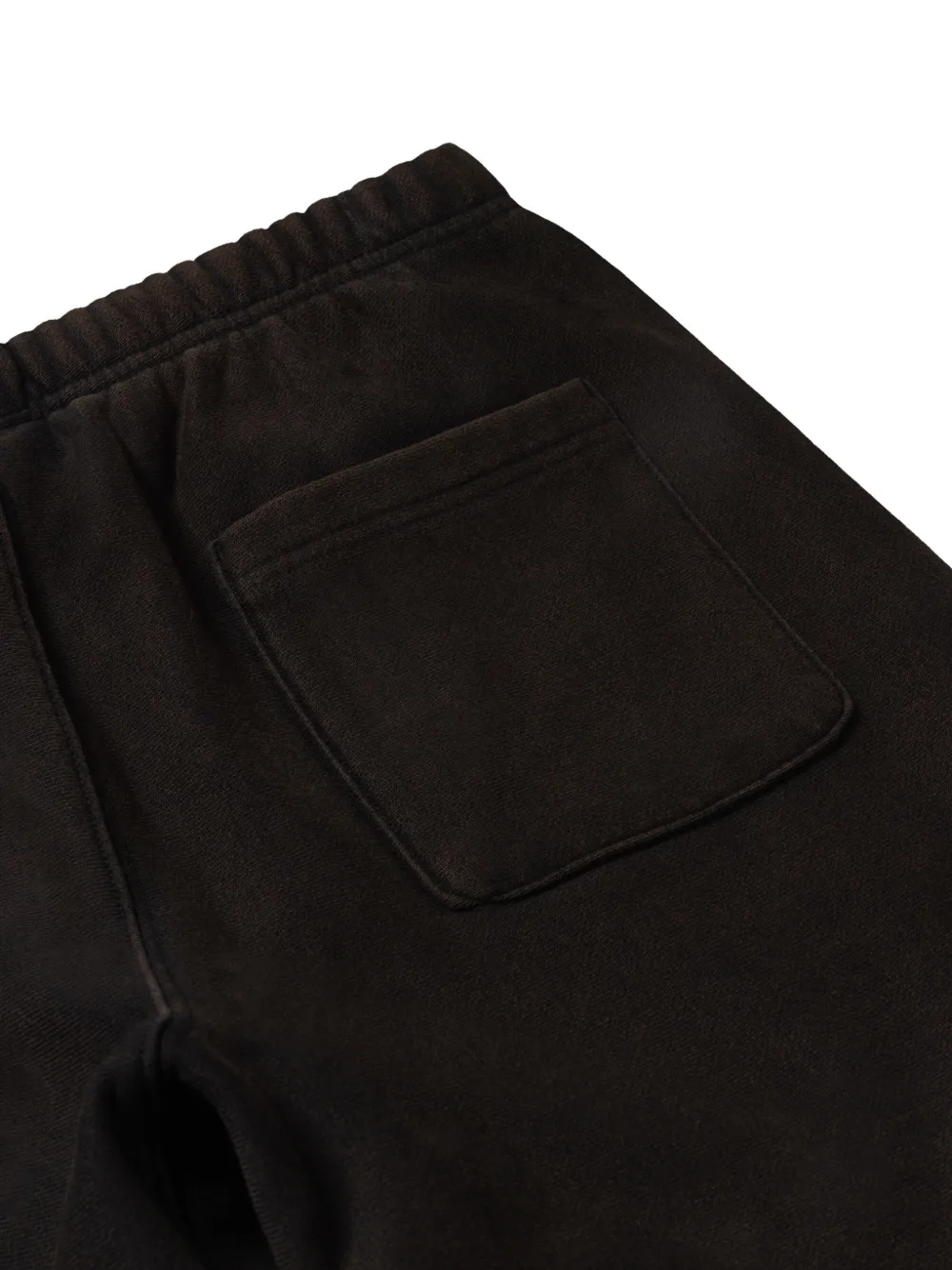 Champion x Aries gerafelde shorts met logo-print Zwart