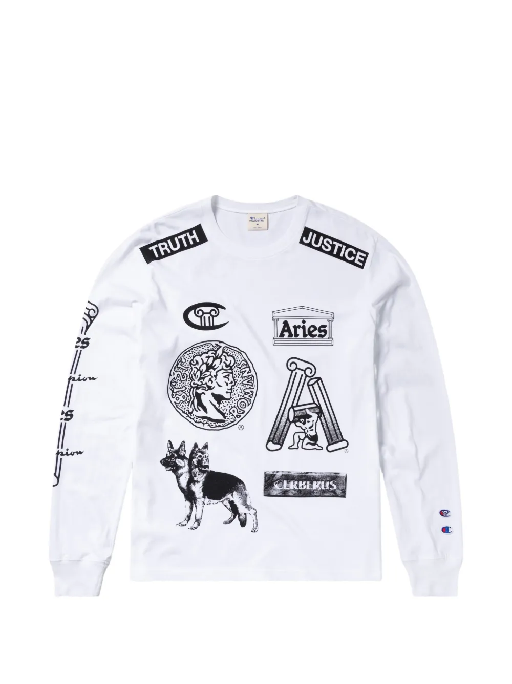 Champion graphic-print sweatshirt - Weiß