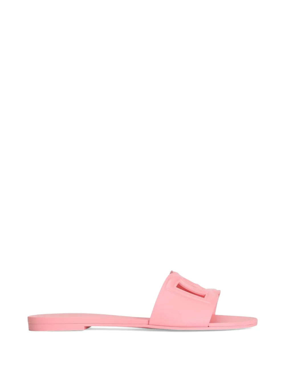 Dolce & Gabbana rubber beachwear slides - Rosa
