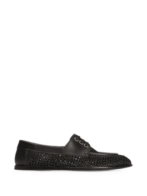 Dolce & Gabbana derbies en raphia