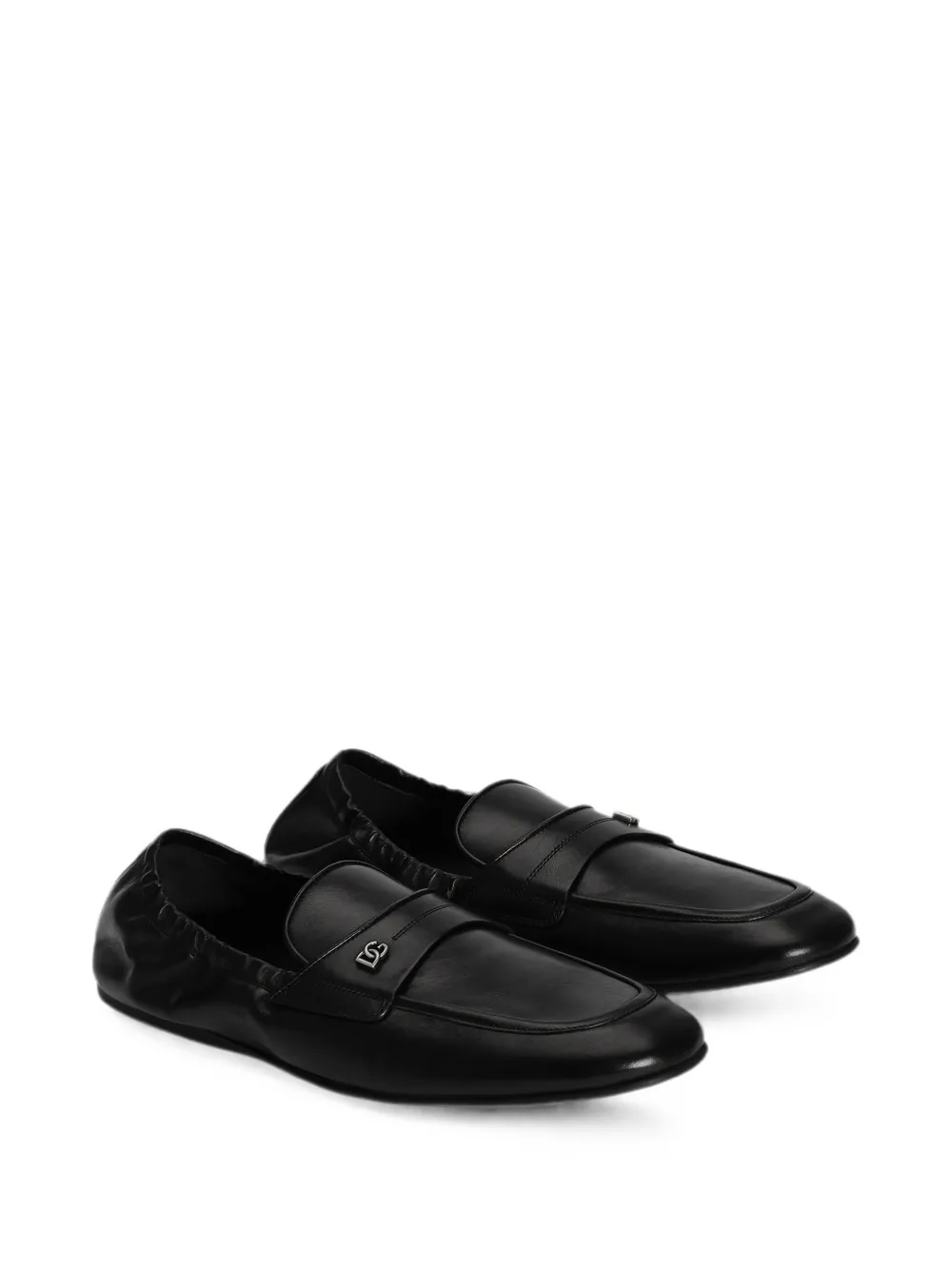 Dolce & Gabbana slippers in calfskin Zwart