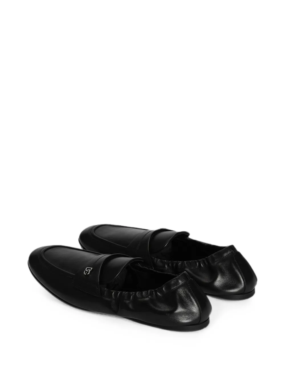 Dolce & Gabbana slippers in calfskin Zwart