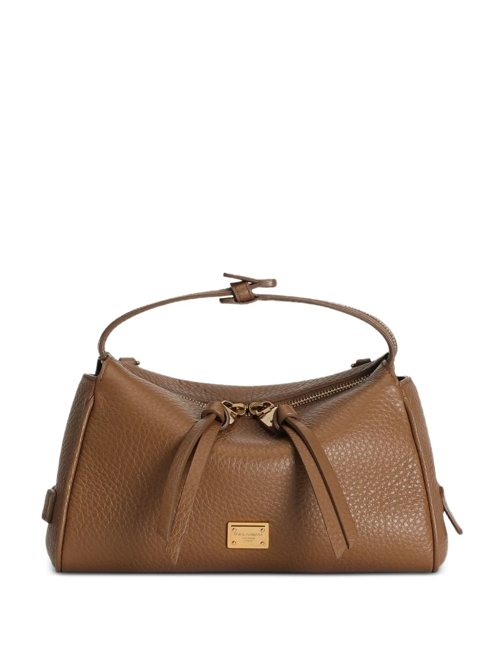 Dolce & Gabbana Vittoria calfskin crossbody bag - Braun