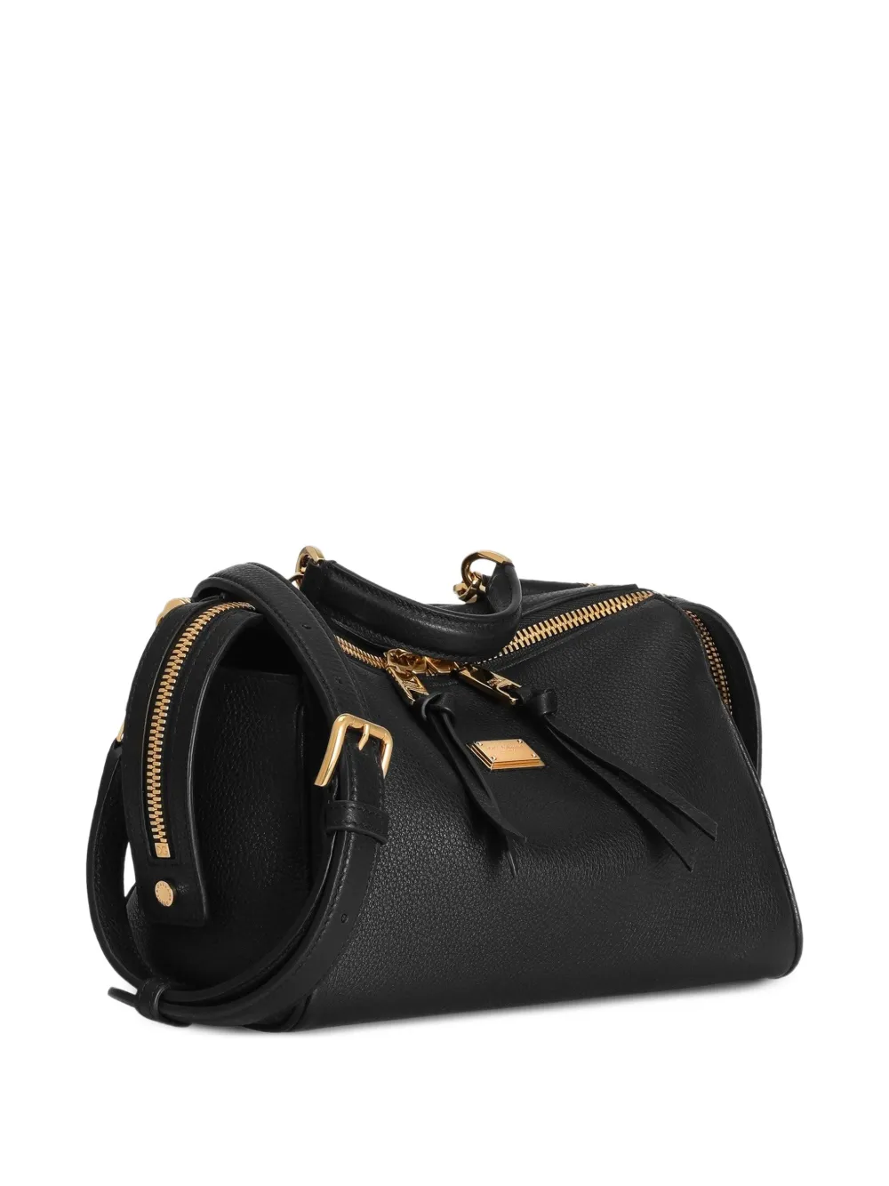 Dolce & Gabbana Vittoria kalfsleren handtas Zwart