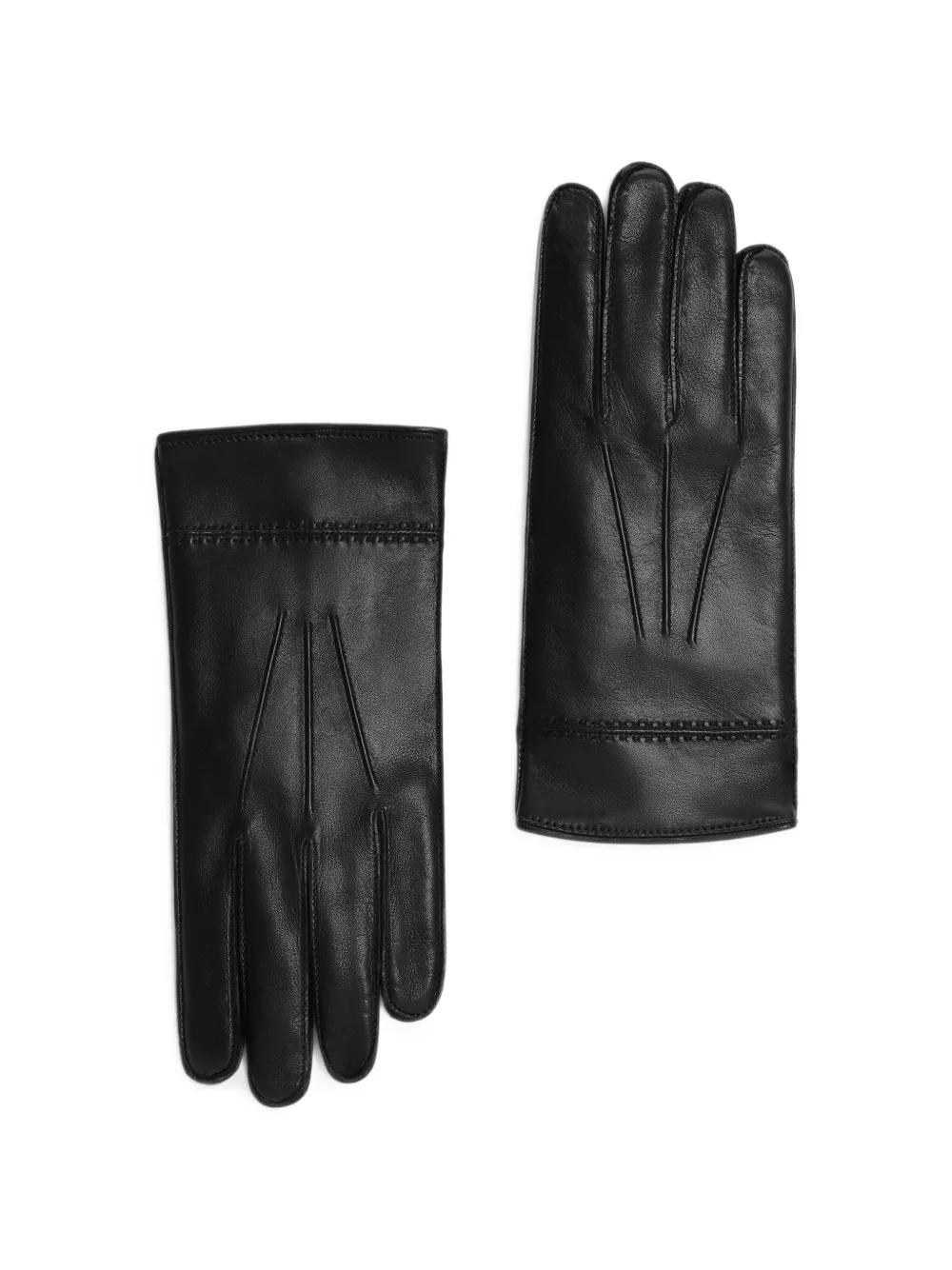 Dolce & Gabbana nappa leather gloves Zwart