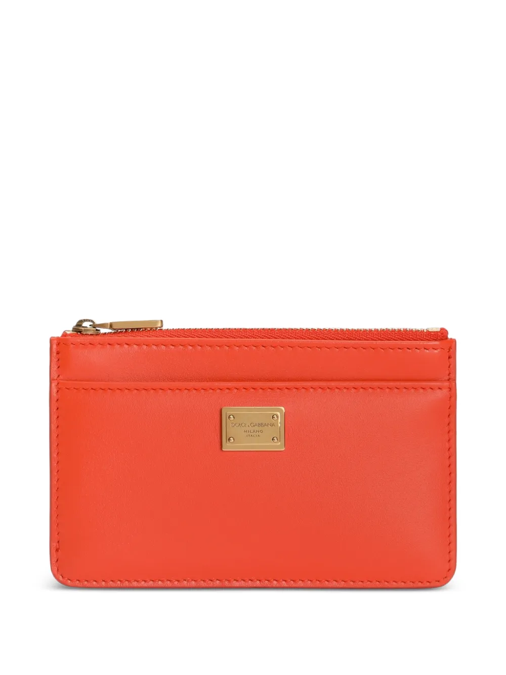 Dolce & Gabbana calfskin card holder - Arancione