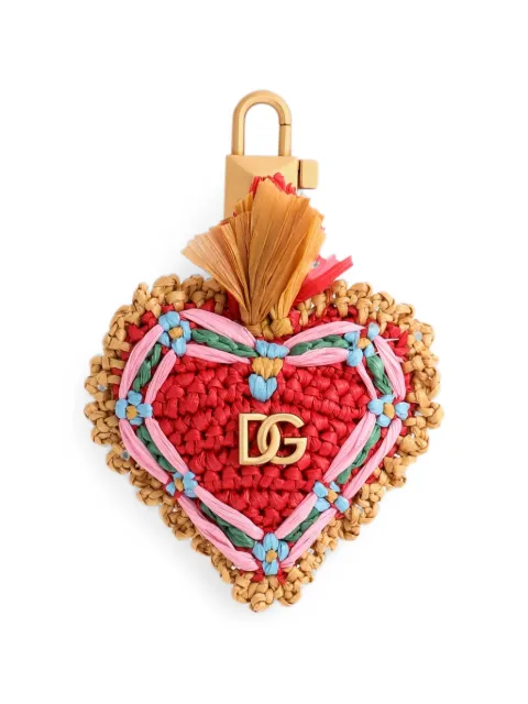 Dolce & Gabbana logo-plaque keyring