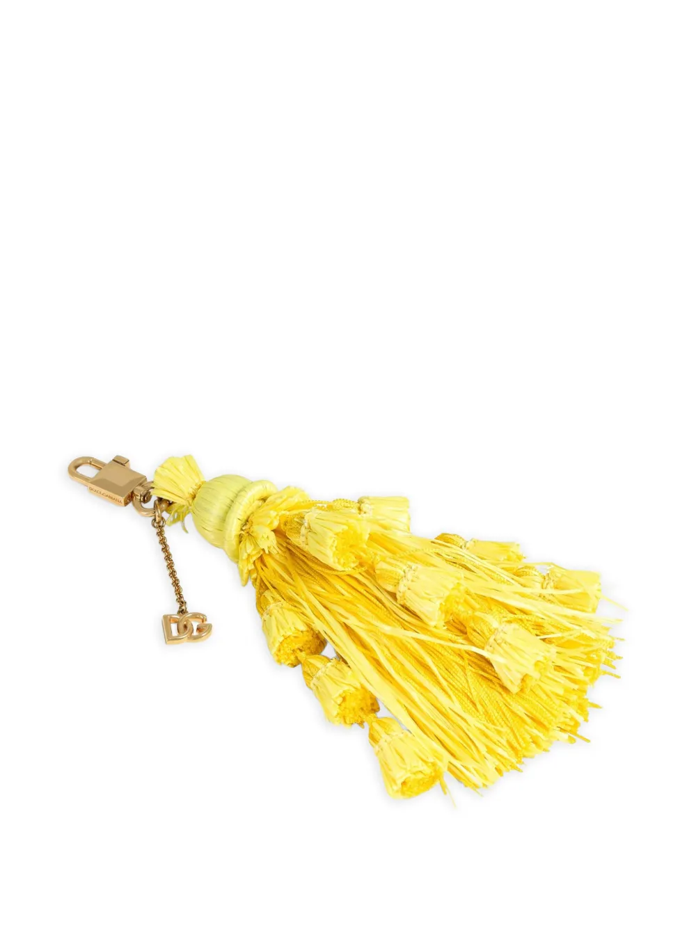 Dolce & Gabbana Sleutelhanger met kwastje Geel
