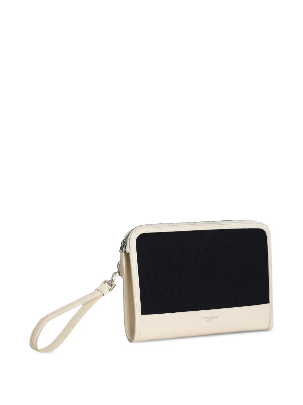 Dolce & Gabbana Atene katoenen clutch Wit