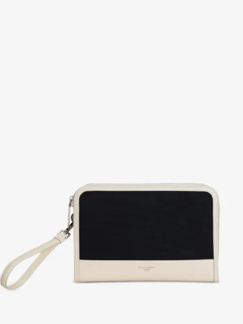 Dolce & Gabbana Atene Clutch aus Baumwolle