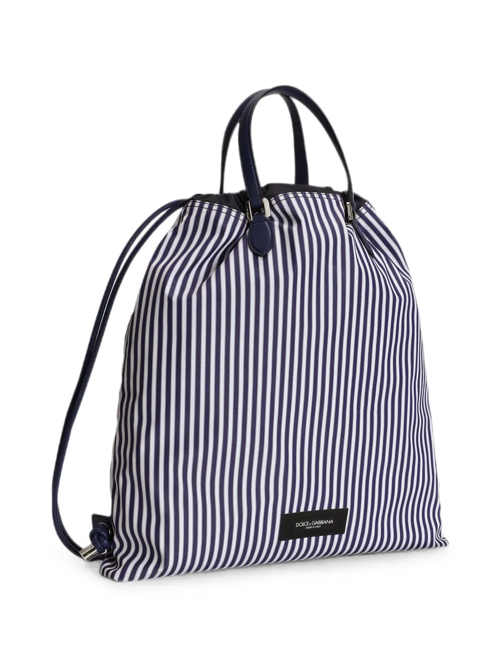 Dolce & Gabbana Essenza popeline shopper Blauw