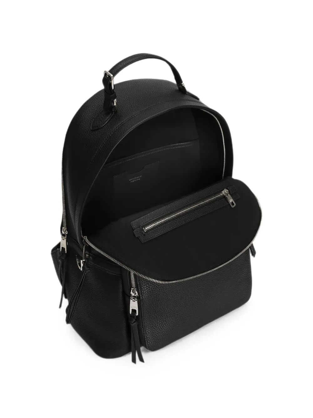 Dolce & Gabbana Vittoria kalfsleren rugzak Zwart