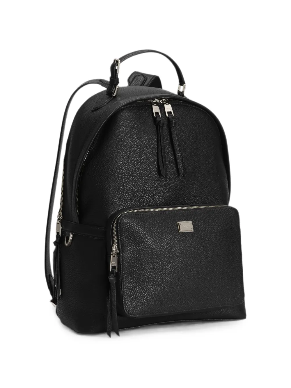 Dolce & Gabbana Vittoria kalfsleren rugzak Zwart