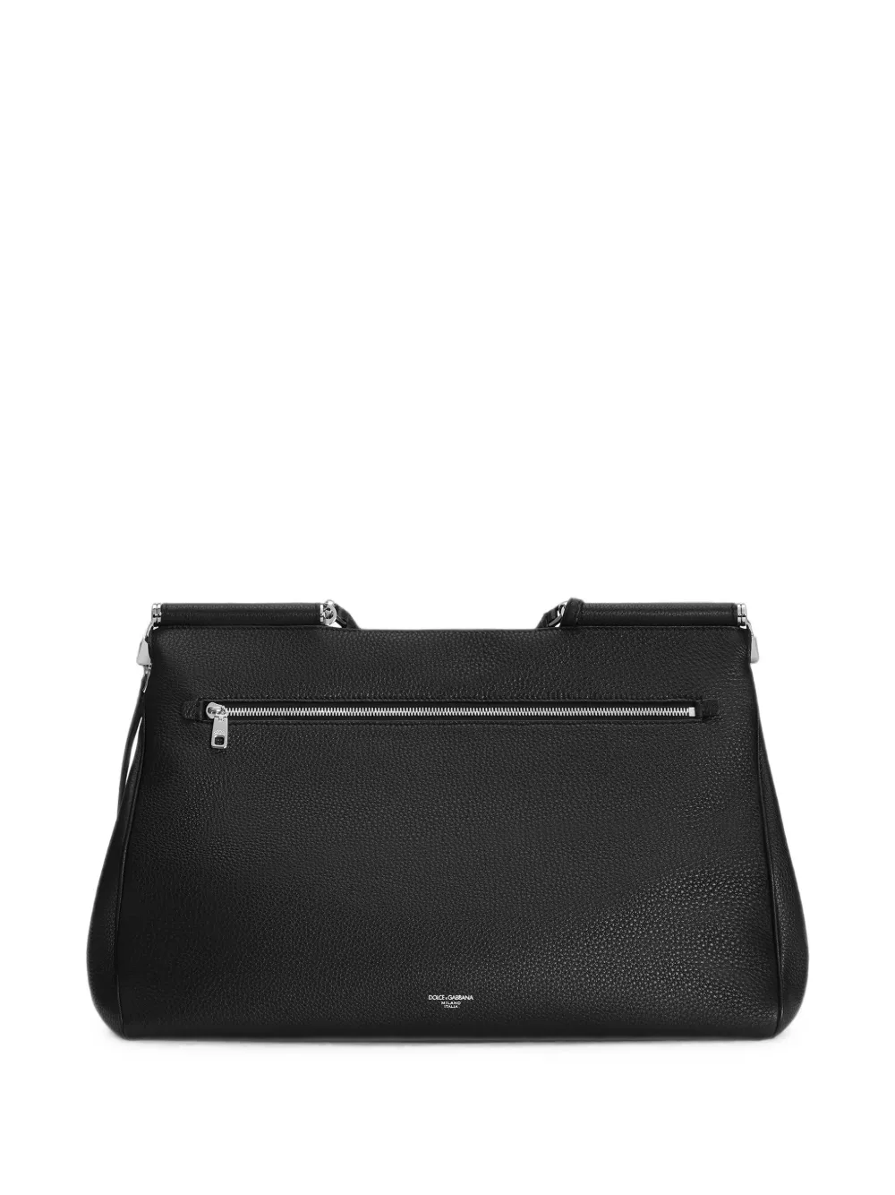 Dolce & Gabbana My Sicily kalfsleren handtas Zwart