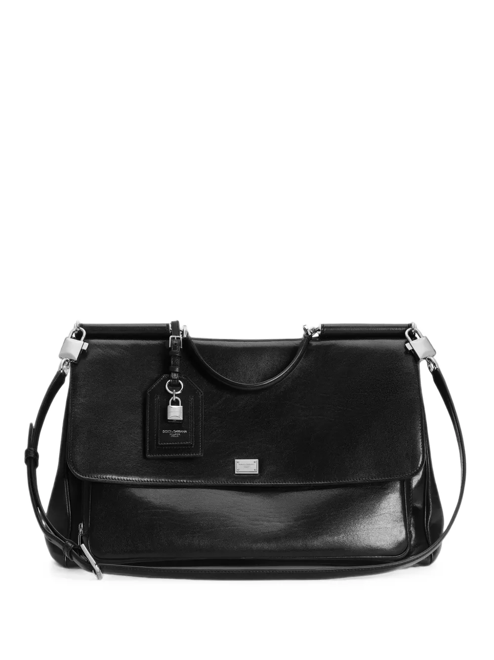 Dolce & Gabbana Borsa a mano My Sicily in pelle di vitello - Nero