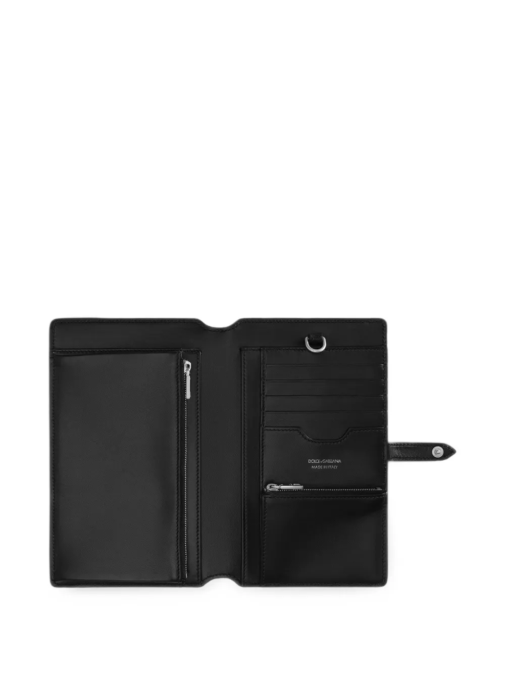 Dolce & Gabbana Kleine crossbodytas van struisvogelleer Zwart