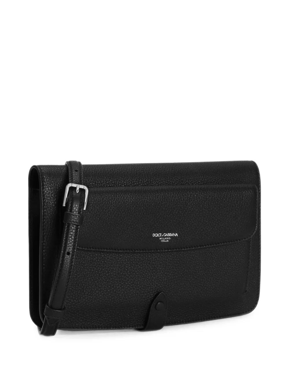 Dolce & Gabbana Kalfsleren clutch Zwart