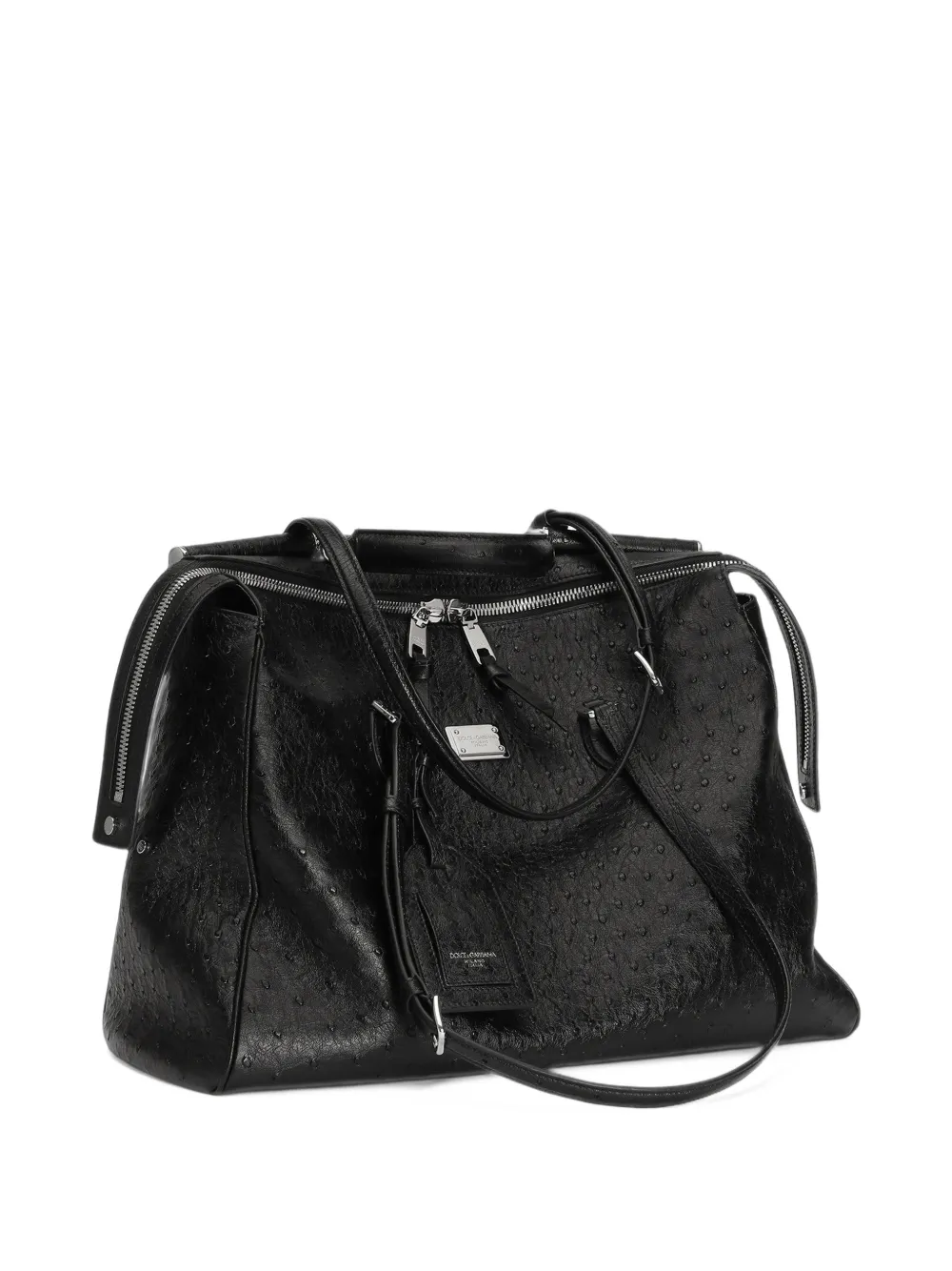 Dolce & Gabbana Vittoria handbag in leather Zwart