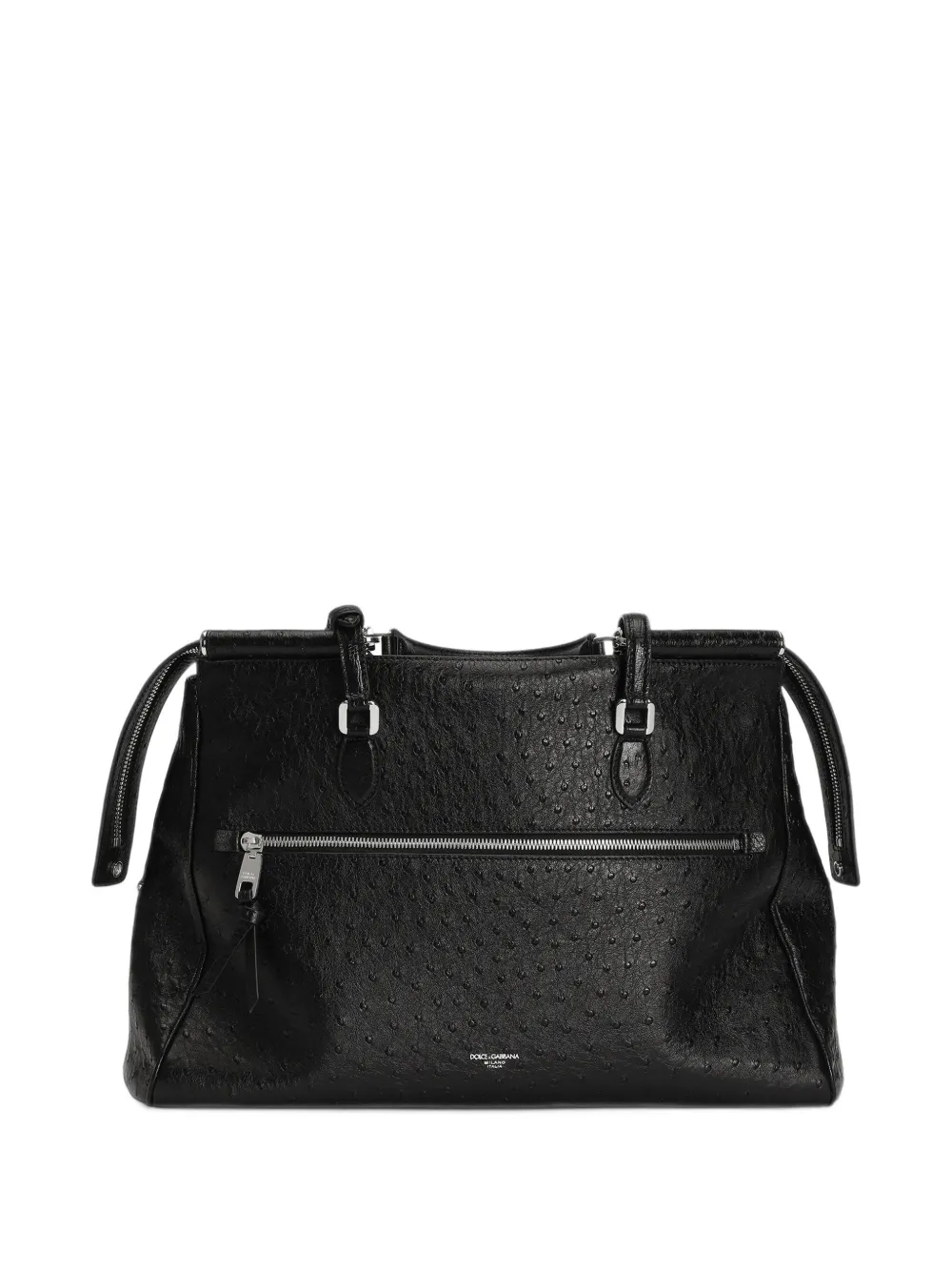 Dolce & Gabbana Vittoria handbag in leather Zwart