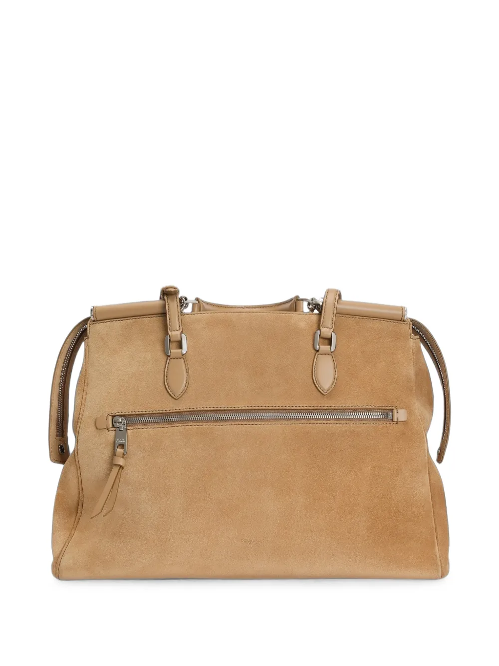 Dolce & Gabbana Vittoria leren handtas met split Beige
