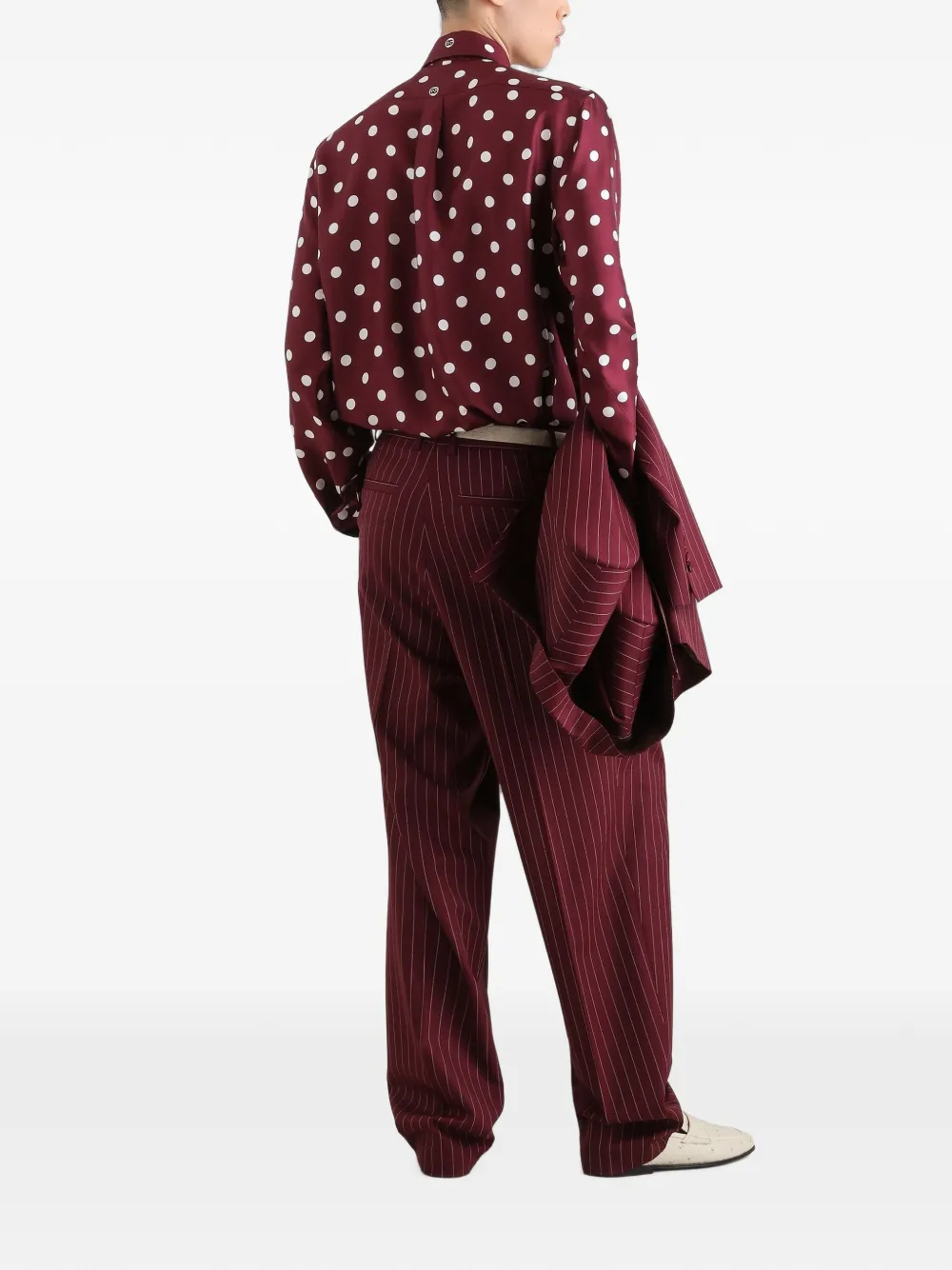 Dolce & Gabbana Overhemd met stippen Rood