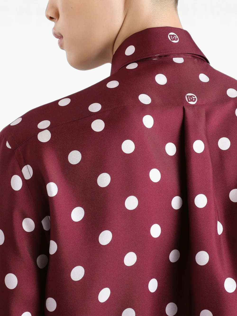 Dolce & Gabbana Overhemd met stippen Rood