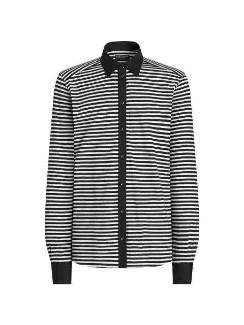 Dolce & Gabbana striped jersey Gold-shape shirt